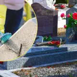 Czyszczenie nagrobka z granitu. Jak nabłyszczyć granit, by wyglądał jak nowy? Szczotka i środek do czyszczenia pomogą przywrócić blask.
