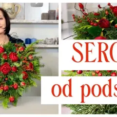 Jak zrobić stroik serce na cmentarz - piękna dekoracja na grób