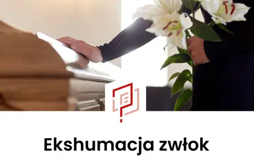 Dłoń na trumnie, bukiet lilii. Dowiedz się, ile kosztuje ekshumacja zwłok i jakie są formalności.