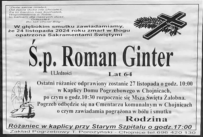 Jak sprawdzić datę pogrzebu w Chojnicach i uniknąć nieporozumień