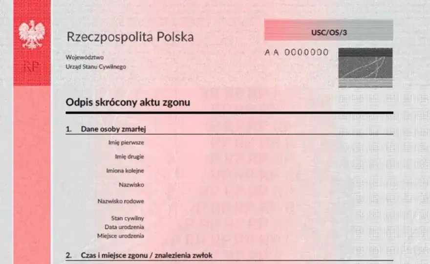 Akt zgonu - Jak uzyskać? Kto może? Koszt? Poradnik